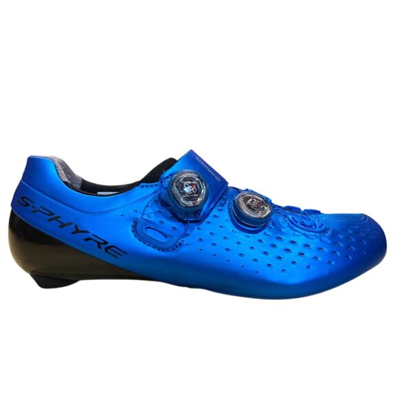 Shimano S-Phyre RC9B Carbon Mens Cycling Shoes Blue Size EUR 43 US 8.9  NEW - Picture 2 of 9